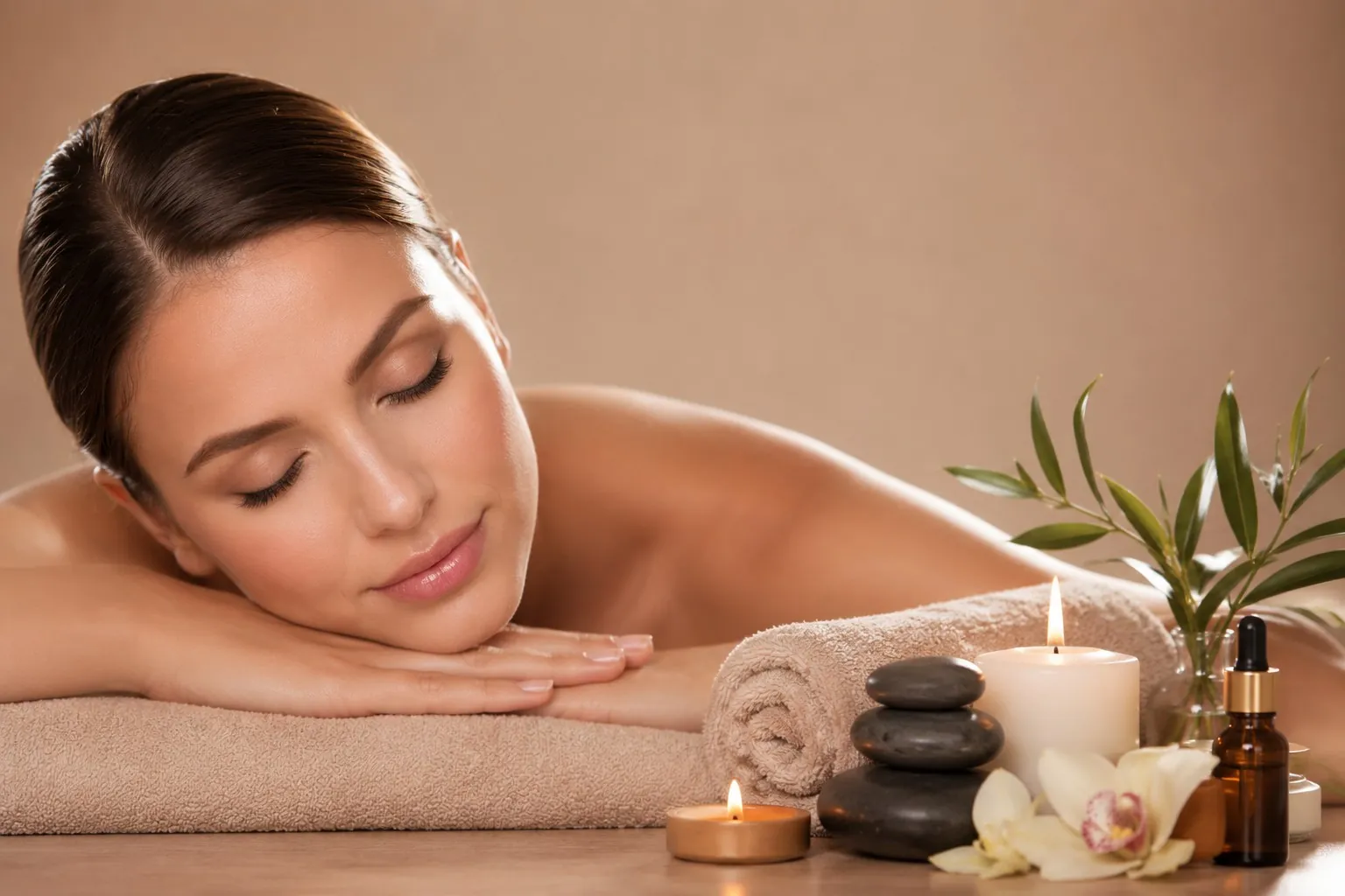 Ambiente de spa preparado para una experiencia de bienestar